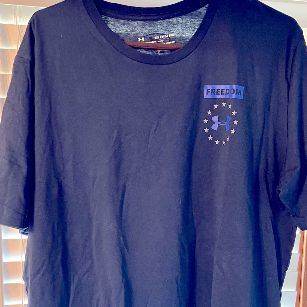 Under Armour Men's Blue Freedom Graphic Tee